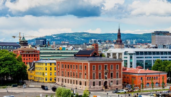 Utsikt over bygninger i Oslo