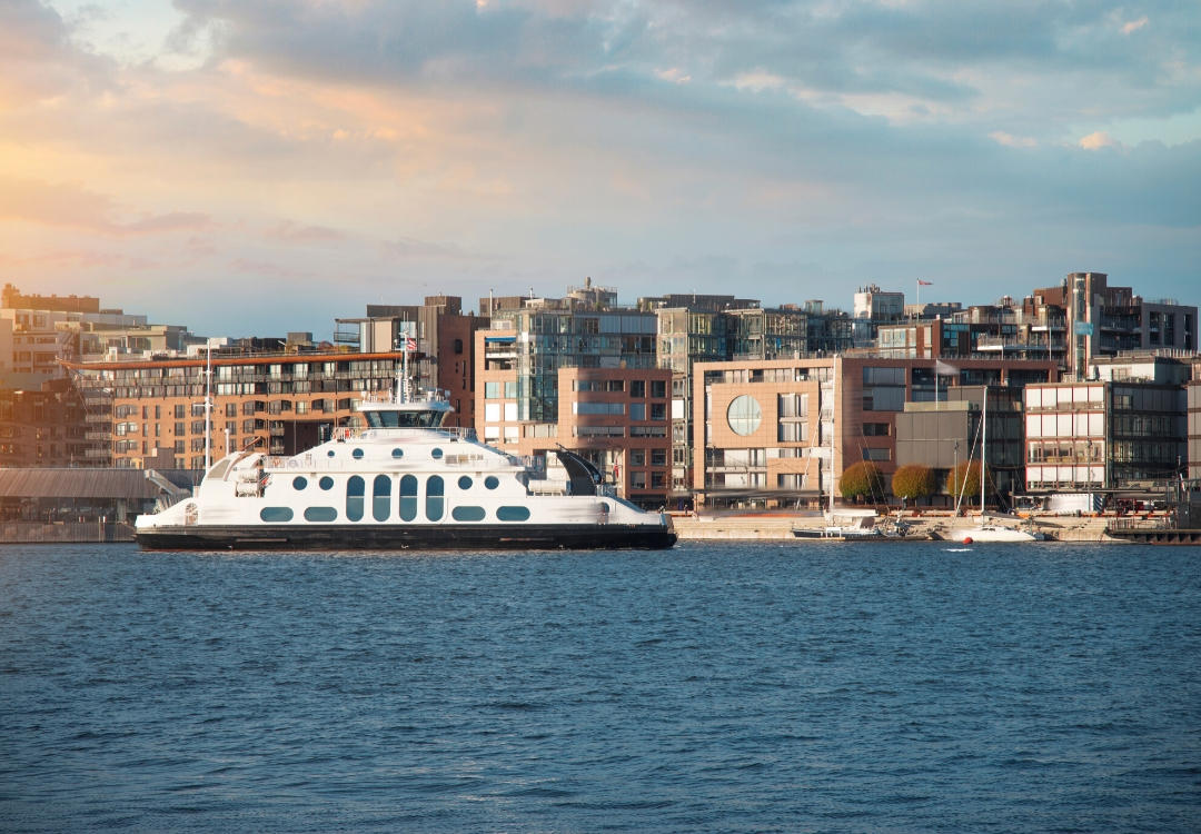 Utsikt over aker brygge