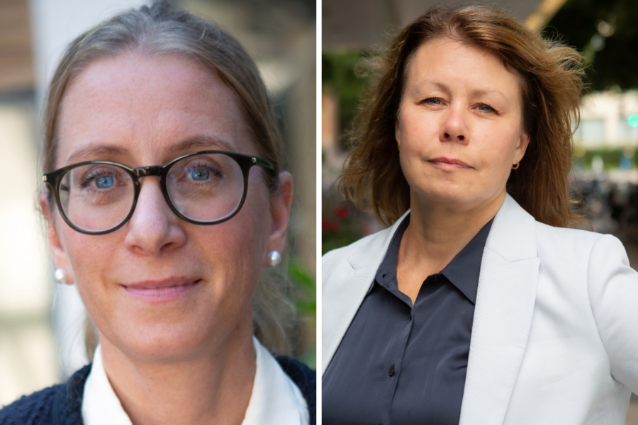 Bildet av Anna-Karin og Maria